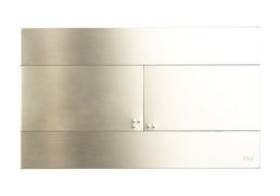 SLIM inox aço escovado ouro claro