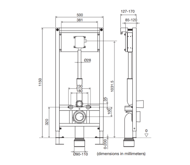 Dimensioned-Drawing-WC-Frame