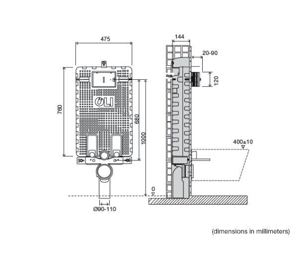 Dimensioned-Drawing-OLI120-Plus-Block