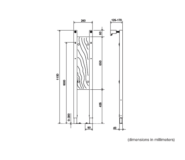 Dimensioned-Drawing-Easy-Frame-Sanitarblock